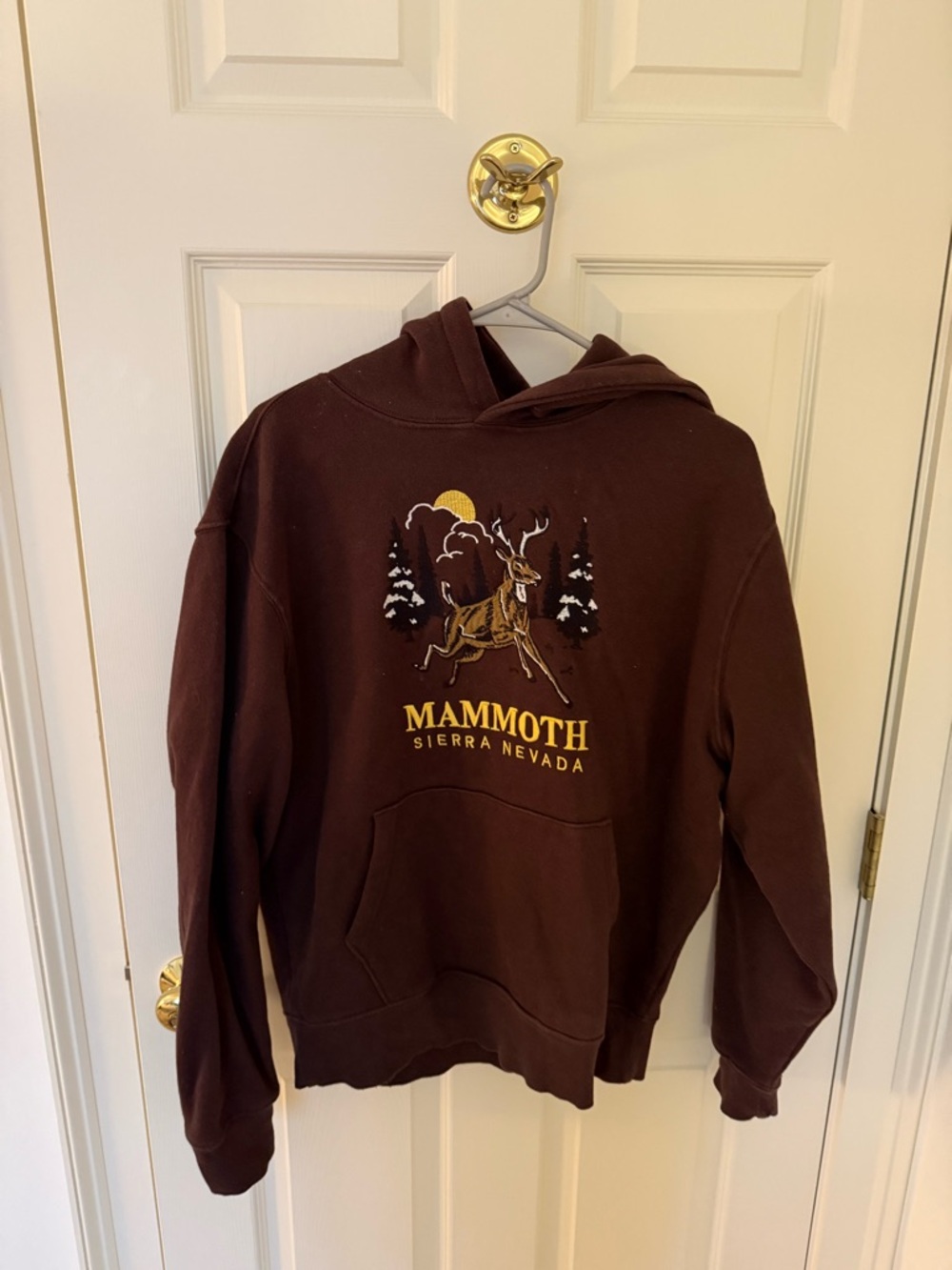 Old Navy Brown Mammoth Sierra Nevada Graphic Hoodie